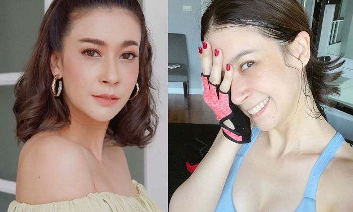 "เอมี่ กลิ่นประทุม" ออกกำลังกายเหงื่อชุ่ม แต่คนไม่ได้โฟกัสที่เหงื่อเลย