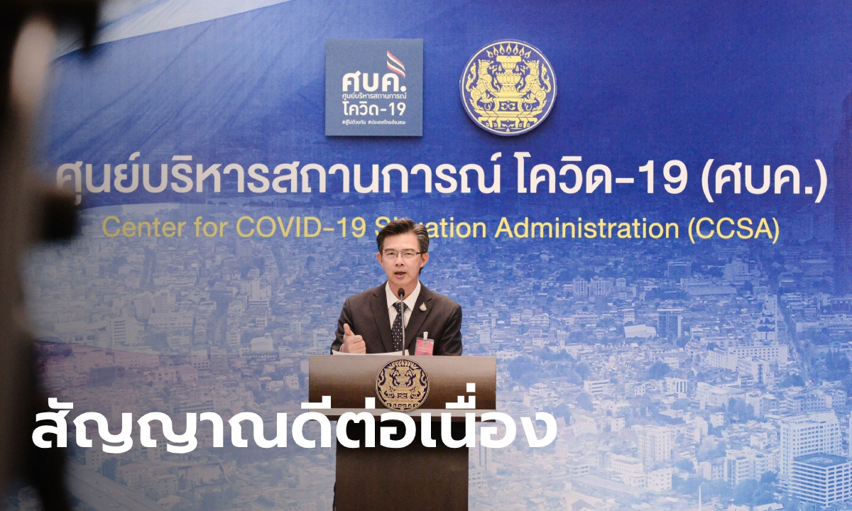 ศูนย์อีกวัน! วันนี้ไทยไม่พบผู้ติดเชื้อโควิด-19 เพิ่ม ทำให้ยอดป่วยสะสมคงที่ 3,135 คน