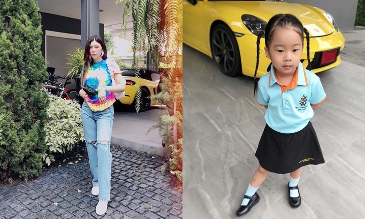 "กุ๊บกิ๊บ" โพสต์รูปน้องเป่าเปา แต่คนแอบโฟกัสที่รถคันใหม่ป้ายแดง