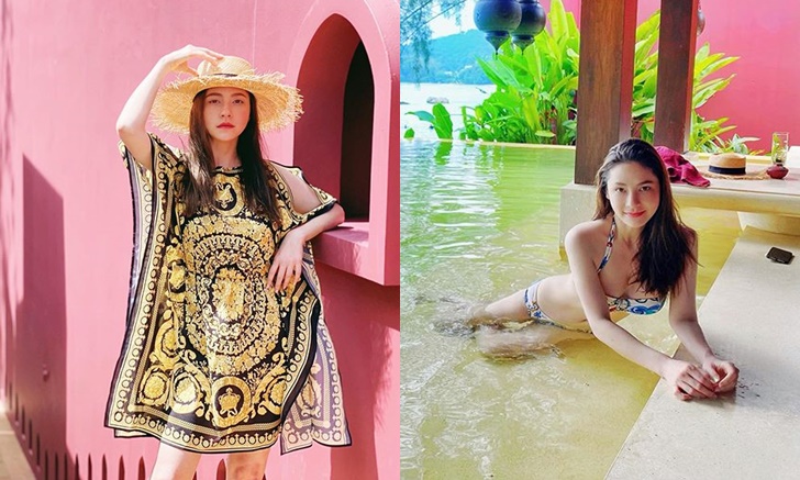 "นาตาลี" จัดทริปสวีทฟลุค ใส่ทูพีซเซ็กซี่ ดูสวยหน้าเด็กมาก