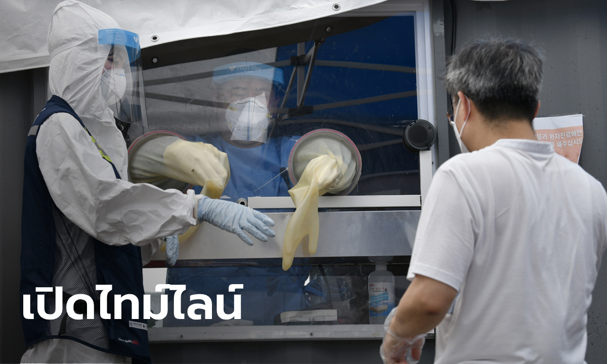 เกาหลีใต้รายงานพบชายวัย 50 ปี กลับจากไทยเมื่อวันที่ 4 ก.ย. ติดเชื้อโควิด-19