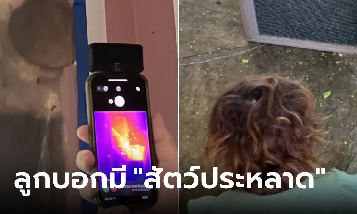 ลูกสาว 3 ขวบ ฟ้องมี "สัตว์ประหลาด" อยู่ในบ้าน พ่อแม่ถึงขั้นพังผนัง เจอกับตาขนลุกซู่