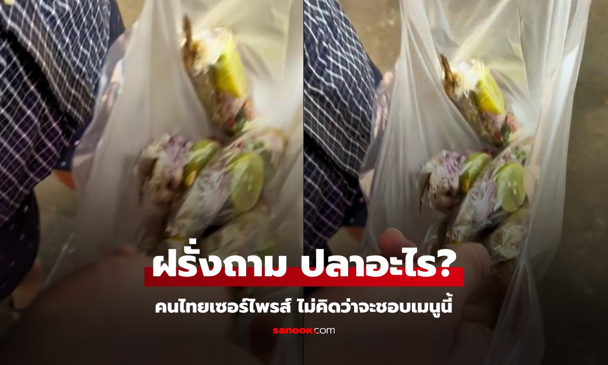 ฝรั่งมาไทยอัดคลิปถาม "ปลาอะไร?" ติดใจจนต้องซื้อซ้ำ คนไทยเซอร์ไพรส์ไม่คิดว่าจะชอบเมนูนี้