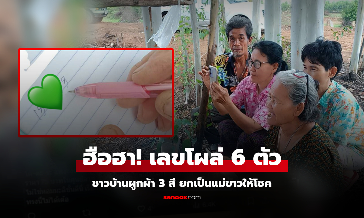 ยายจดมาให้! "เลขโผล่" เรียงครบ 6 ตัว เสากระท่อมกลางทุ่งนา ยกเป็นแม่ขาวให้โชค