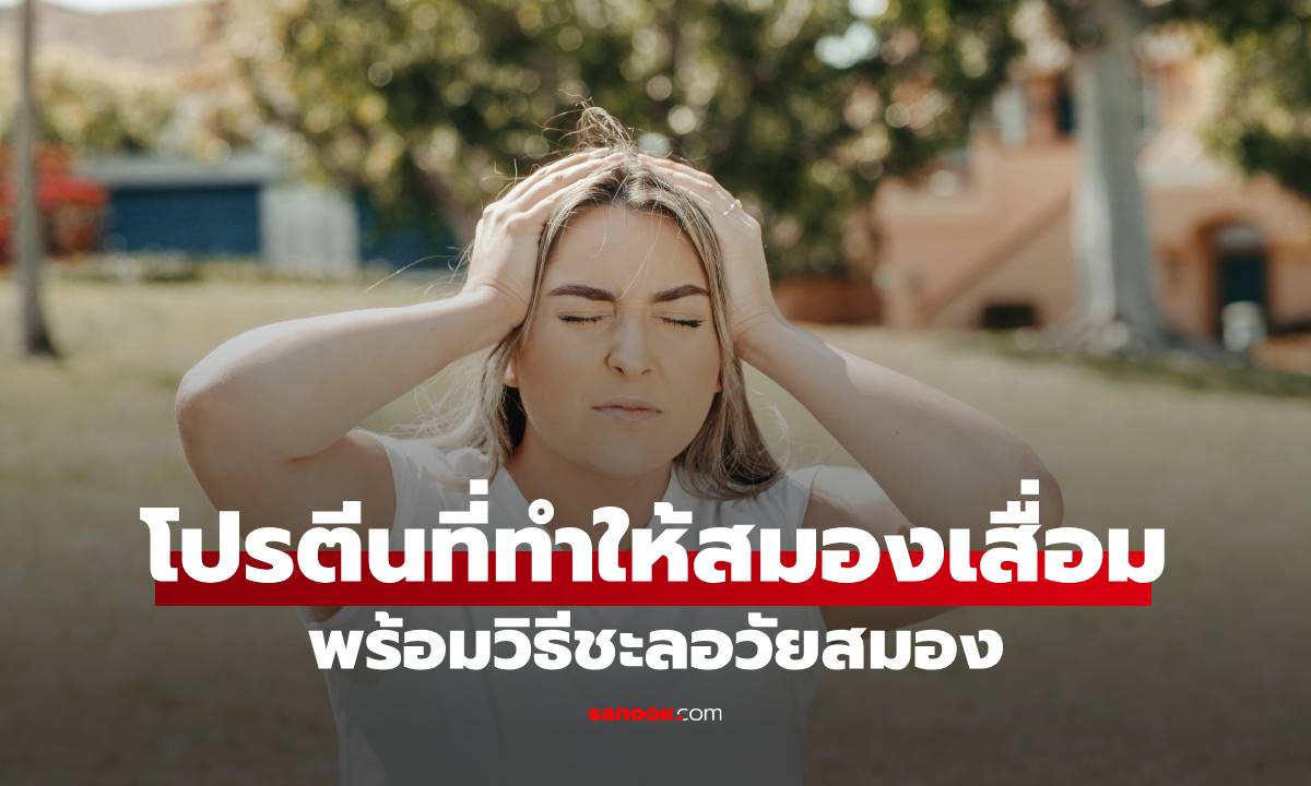 นักวิทยาศาสตร์ชี้ โปรตีนทำสมองแก่เร็ว พร้อมแนวทางฟื้นฟูและชะลอวัย