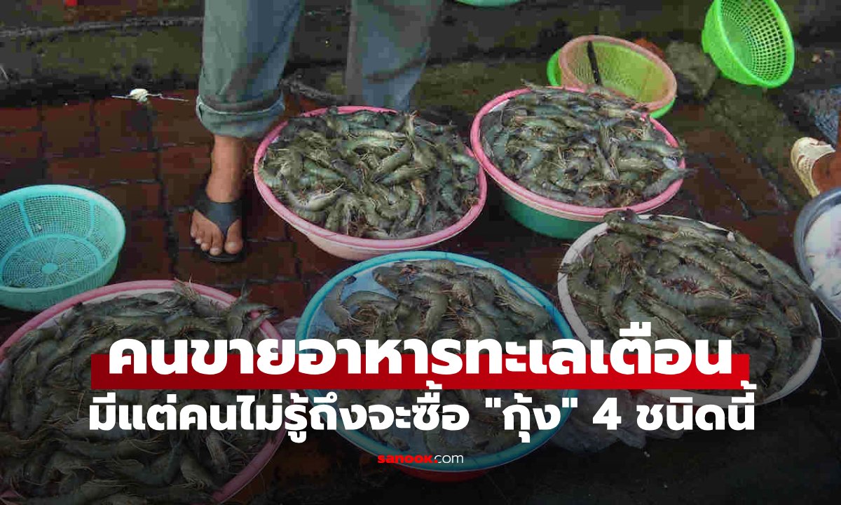 เจ้าของร้านขายอาหารทะเล พูดตรงๆ มีเพียงคนไม่รู้เท่านั้นที่จะซื้อกุ้ง 4 ชนิดนี้