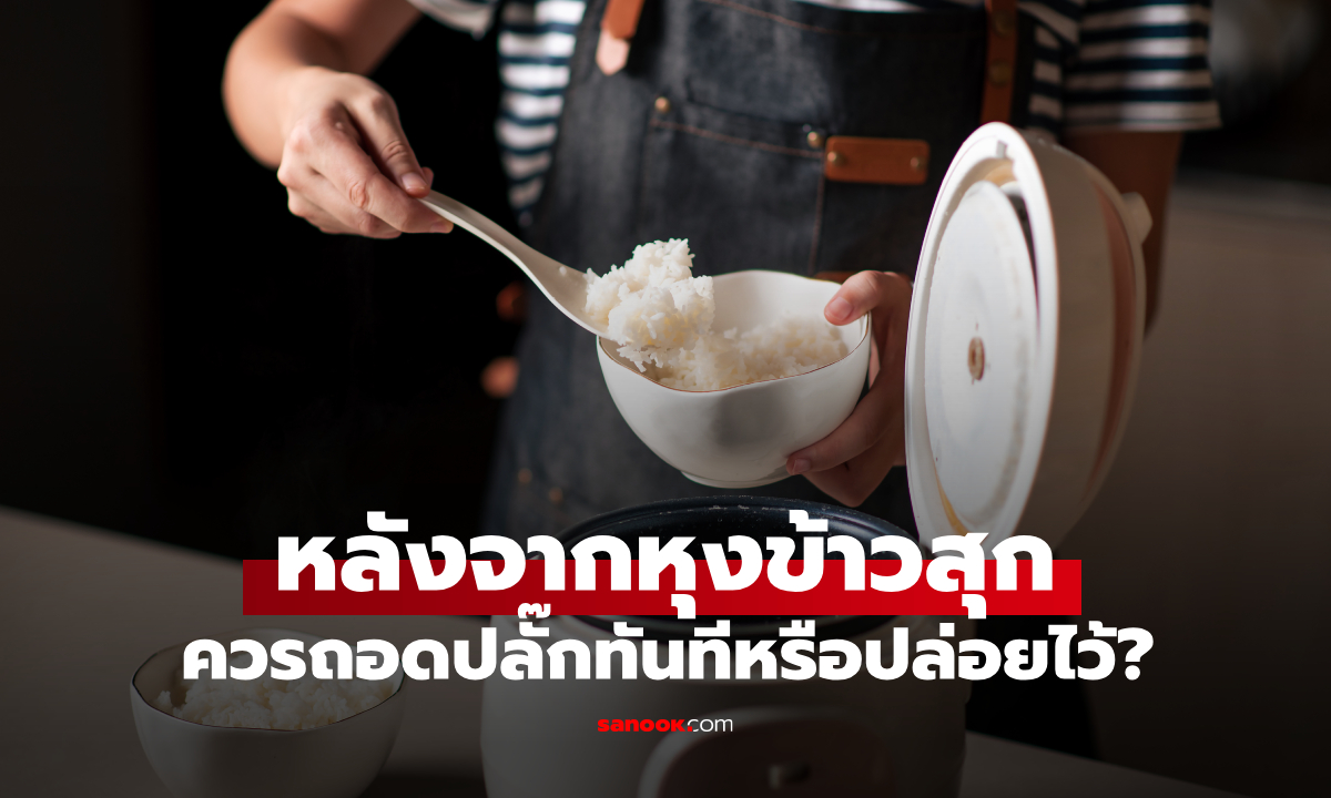 ควรถอดปลั๊ก \