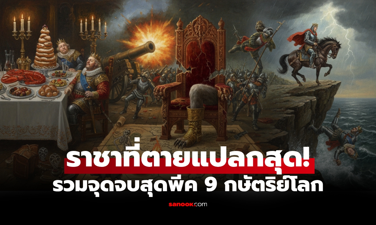 9 กษัตริย์โลก สิ้นใจด้วยสาเหตุ \