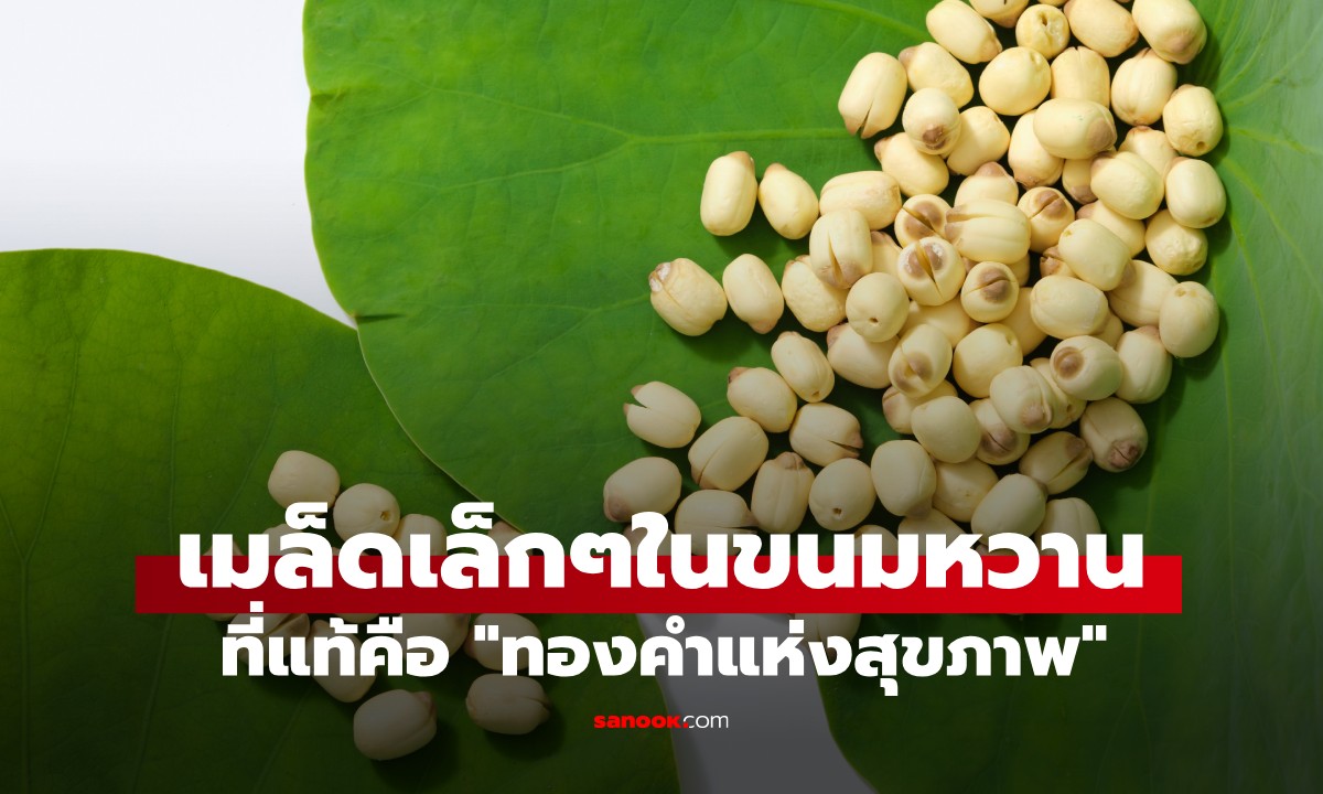 เมล็ดธรรมดาในถ้วยขนมหวาน ที่แท้คือ \