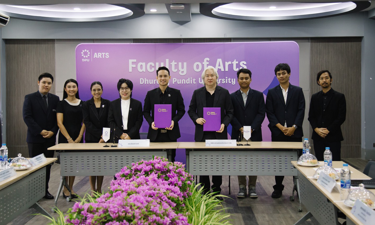 คณะศิลปศาสตร์ DPU จัดพิธีลงนามความร่วมมือกับสถานประกอบการ ครั้งที่ 2 ประจำปีการศึกษา 2568