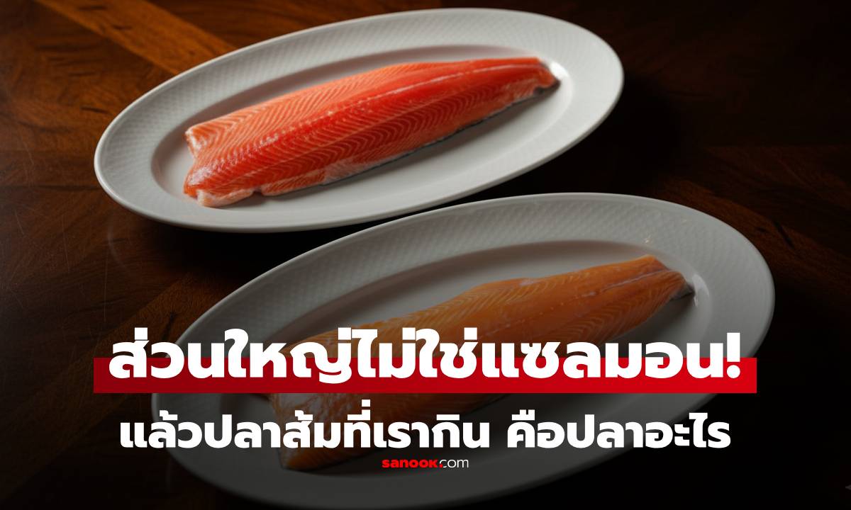 รู้ไหม? ปลาดิบสีส้ม ในร้านบุฟเฟต์ ส่วนใหญ่ไม่ใช่ \