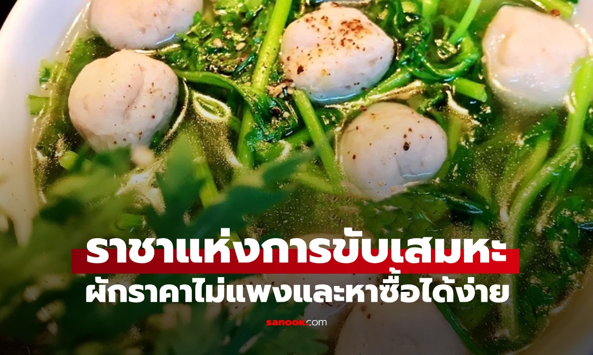 คนไทยรู้จักดี! ผักที่ได้ชื่อราชาแห่งการ \