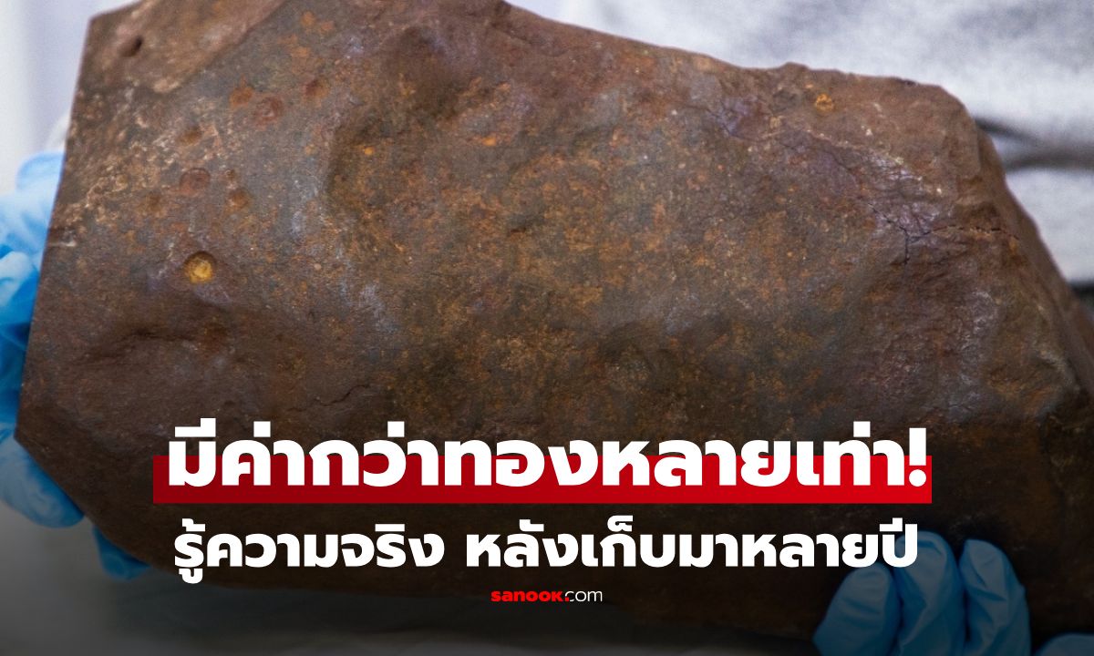 ชายขุดพบหินปริศนา ทำยังไงก็ไม่แตก คิดว่าเป็นทอง สุดช็อก ปรากฏมันมีมูลค่ากว่านั้นมาก!