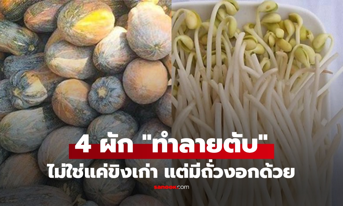 ผัก 4 ชนิด \