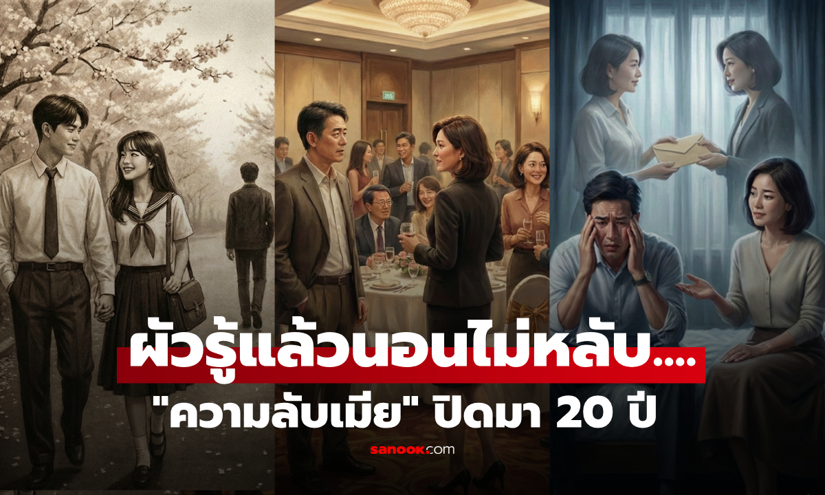 ผัวน้ำตาตก! ไปเลี้ยงรุ่นเจอ \