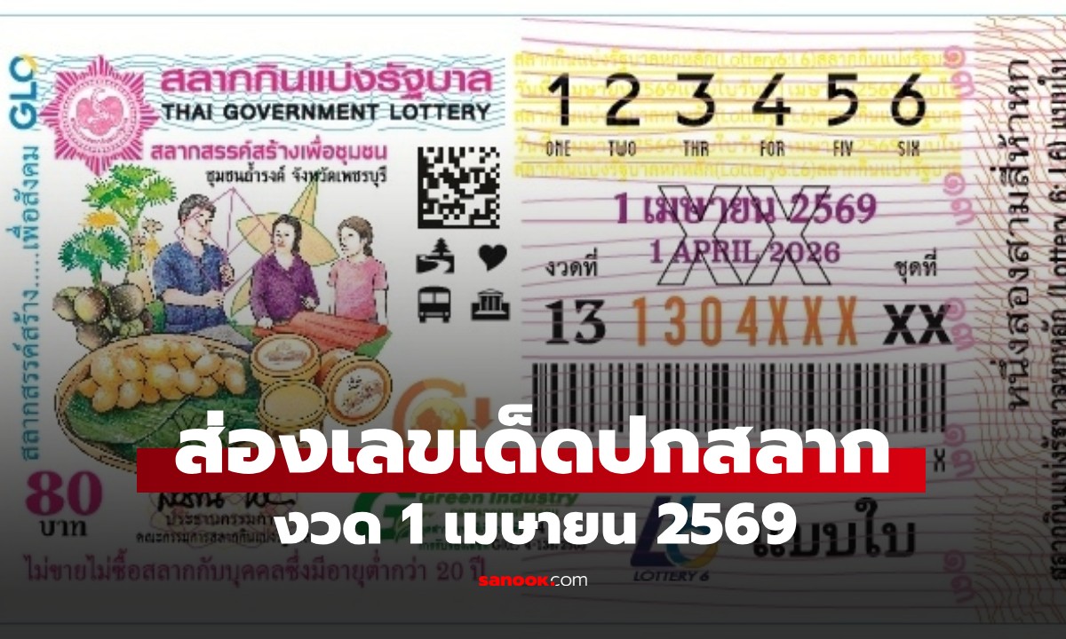 แปลปกสลากกินแบ่งรัฐบาล งวด 1 เมษายน 2569 วิถีชุมชนบ้านถ้ำรงค์ จ.เพชรบุรี