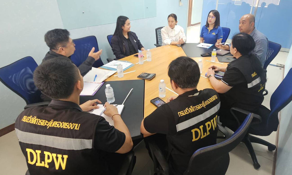 สำนักงานประกันสังคมแสดงความห่วงใยลูกจ้างที่บาดเจ็บจากเหตุการณ์อุบัติเหตุในโกดัง จังหวัดจันทบุรี