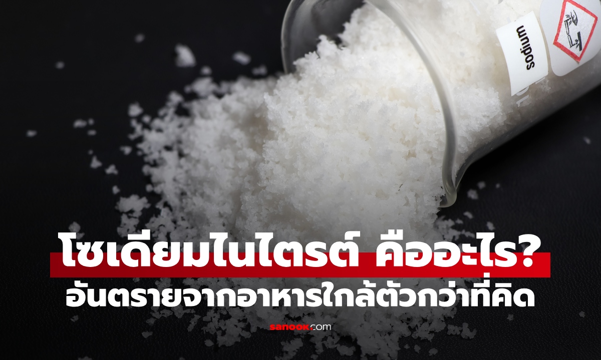 โซเดียมไนไตรต์ คืออะไร? สารเคมีผงสีขาวคล้ายเกลือ อันตรายใกล้ตัวกว่าที่คิด