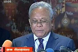 สุเทพ ยันจำเป็นต้องประกาศใช้ พ.ร.บ.ความมั่นคง