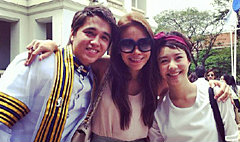 หวานซะ! เต้ย โผล่ยินดี อเล็กซ์ บัณฑิตป้ายแดง