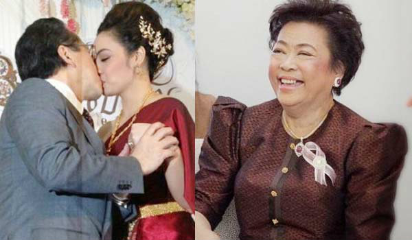 แม่ตั๊ก บงกช ยิ้มไม่หุบปลื้มใจลูกเขยบุญชัยดูแลดี