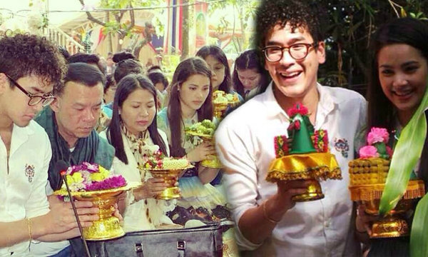 ชื่นมื่น! ณเดชน์ ญาญ่า พาครอบครัวทำบุญรับปีใหม่