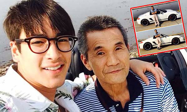 ณเดชน์ ฮอตสุดถอยรถ Porsche ให้พ่อนั่งคนแรก