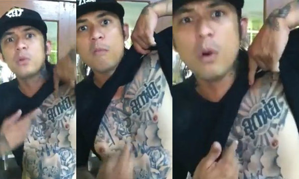 นิกกี้ โพสต์คลิปโชว์รอยสัก ลั่นไม่กลัว "กูลูกพ่อ"