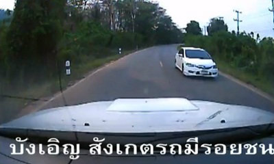 ชาวเน็ตแห่แชร์! คลิปดัง พลเมืองดี ไล่จับเก๋งชนแล้วหนี