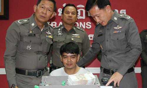 รวบพนักงานแซมโก้ขโมยเงิน 2 ล้านในตู้เอทีเอ็มที่พัทยา