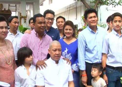 พุทธิพงษ์อุปสมบทญาติ,กปปส.,ปชป.ร่วมคับคั่ง