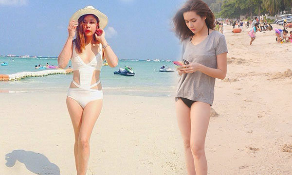 แฟชั่นใหม่! “กุ๊บกิ๊บ-ญาญ่าญิ๋ง“ นุ่งบิกินี่แจกยิ้ม