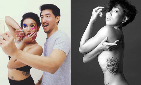 แซ่บลืม! ดา เอ็นโดรฟิน เปลือยอกเซ็กซี่ โชว์รอยสัก