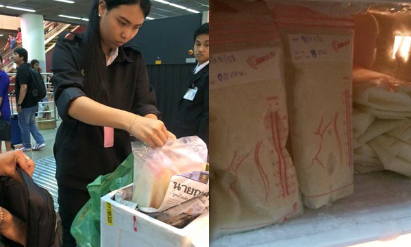 ชาวเน็ตชื่นชมจนท.สนามบิน ช่วยผู้โดยสาร ไม่ต้องทิ้ง \