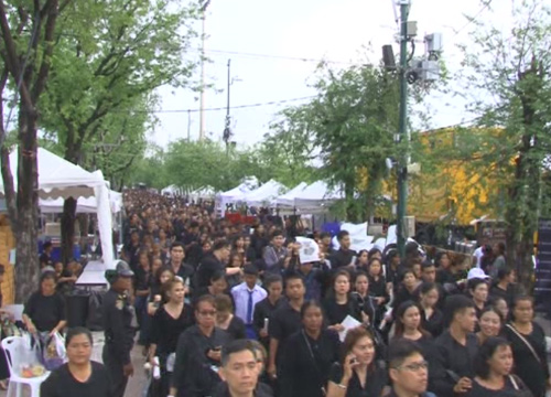แปดริ้วกำชับปชช.ไปสักการะพระบรมศพดูแลสุขภาพ
