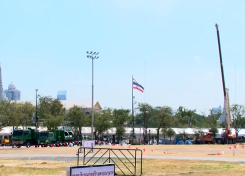 กรมศิลป์ยันสร้างพระเมรุมาศเต็มที่