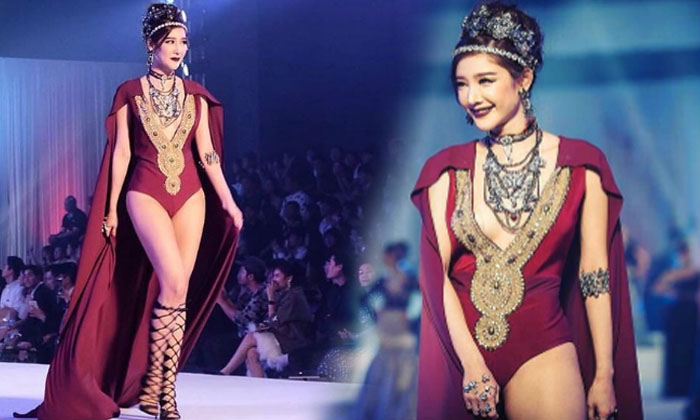 แตงโม นิดา หุ่นสะพรึง สวยเผ็ดในชุดดุจนางพญา