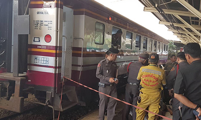 พบศพหญิงต่างชาติผูกคอดับห้องน้ำรถไฟชั้น 3