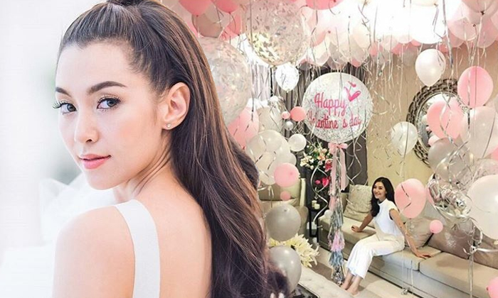 เบลล่า ปลื้ม เวียร์ ส่งลูกโป่งเซอร์ไพรส์วาเลนไทน์