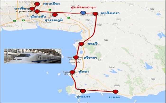ครม. เคาะสร้างรถไฟความเร็วสูงเชื่อม 3 สนามบิน จากอู่ตะเภา - กทม. ใช้เวลาไม่เกิน 45 นาที