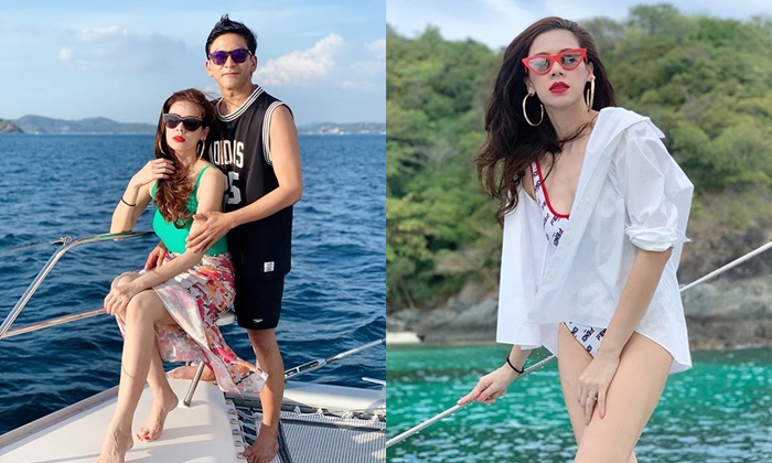 ทั้งหวานทั้งแซ่บ เอ๋ พรทิพย์ ทริปนี้สามีอนุญาตให้ลงรูปชุดว่ายน้ำได้
