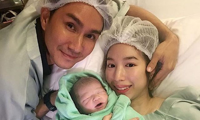 กัปตัน ประกาศข่าวดี เอ้ก บุษกร คลอดลูกชาย น้องดิน