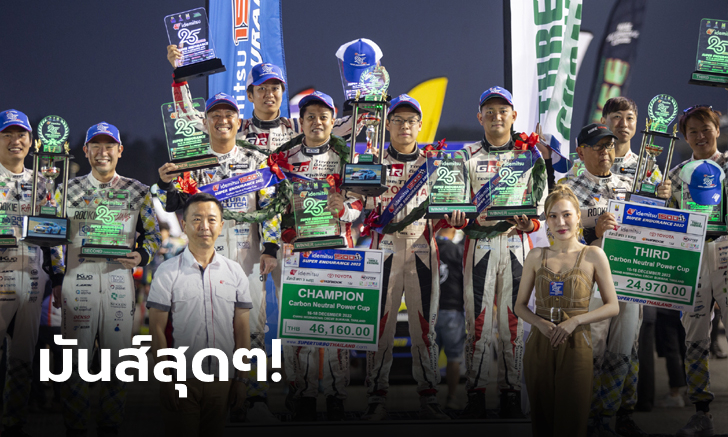 สุดมันส์! “Toyota Gazoo Racing Team Thailand”  สร้างประวัติศาสตร์ในศึก 25 ชม. “IDEMITSU 1500 SUPER ENDURANCE 2022”