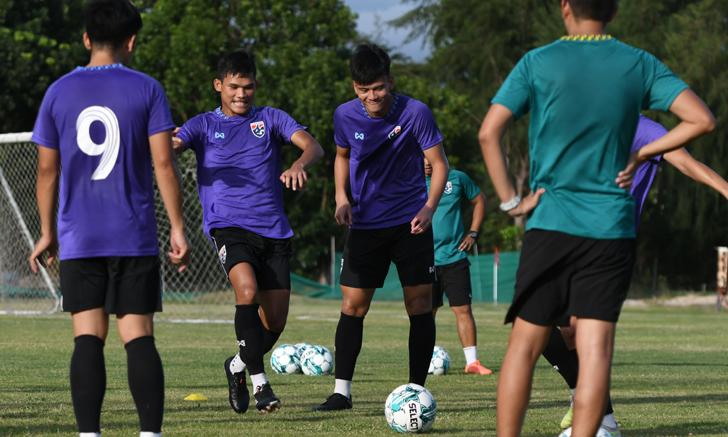 ทีมชาติไทย U23 ซ้อมครั้งสุดท้ายก่อนเจอ เมียนมา