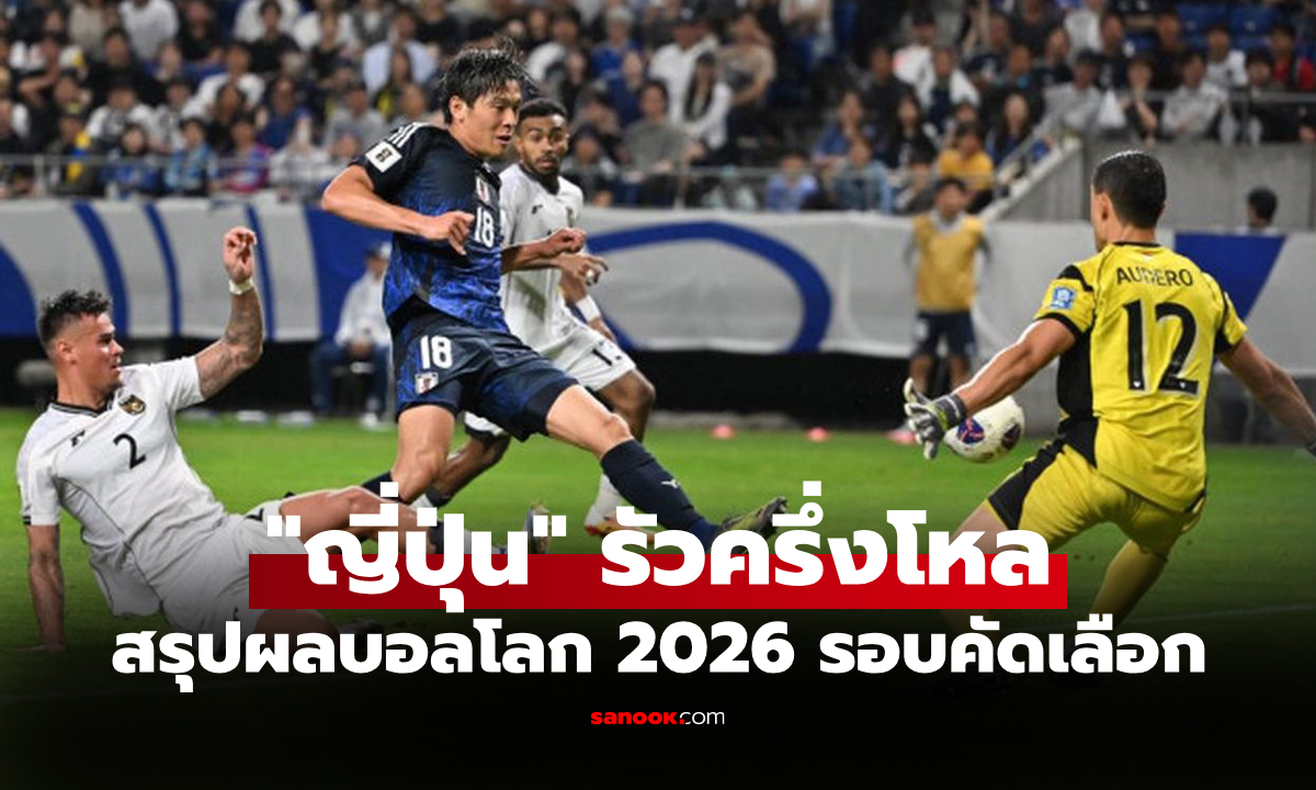 สรุปผลฟุตบอลโลก 2026 รอบคัดเลือก ประจำวันที่ 11 มิ.ย. 68