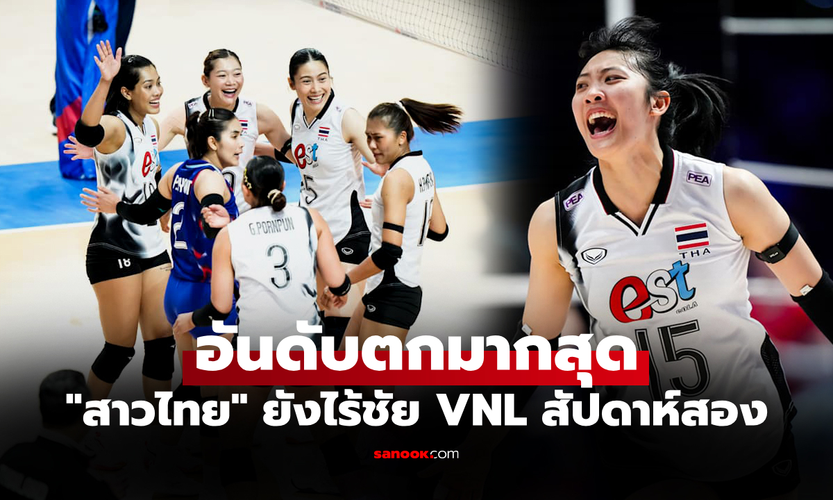 แพ้ 3 เกมรวดส่งผล! FIVB ประกาศอันดับโลกใหม่ \