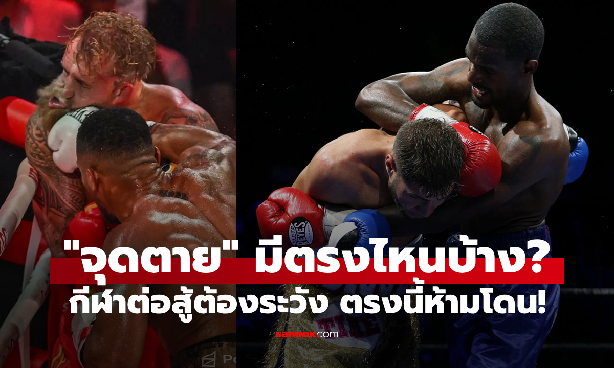 ส่วนไหนของร่างกายที่ได้ชื่อว่า “จุดตาย” กีฬาประเภทต่อสู้ห้ามโจมตีเด็ดขาด!